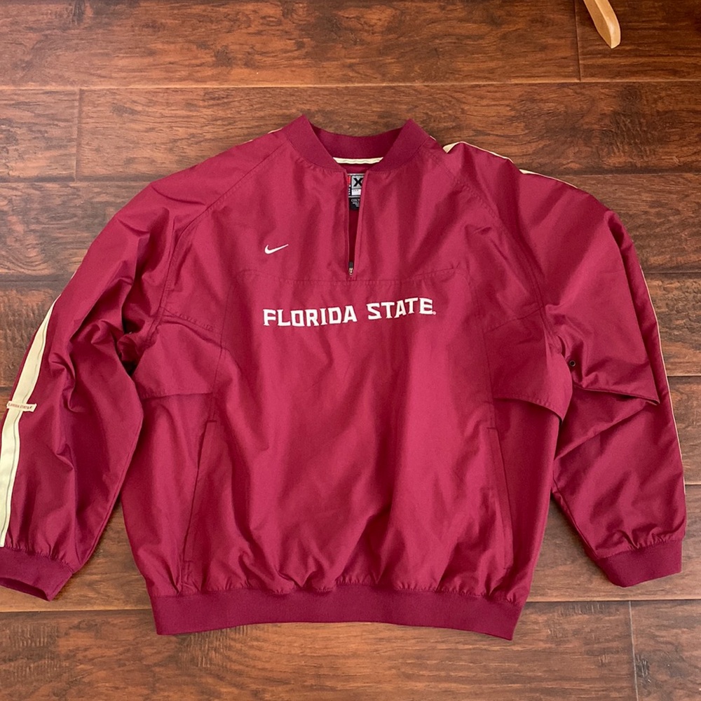 Men's Nike Florida State Pullover Jacket shirt XXL